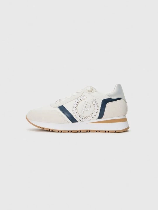 Foto van product Sneakers laag Pollini crème