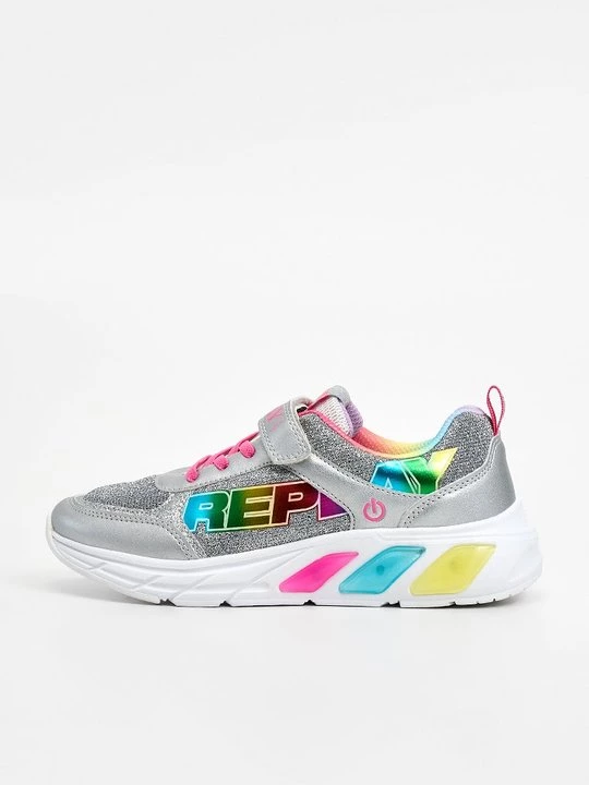 Foto van product Sneakers laag Replay zilverkleurig