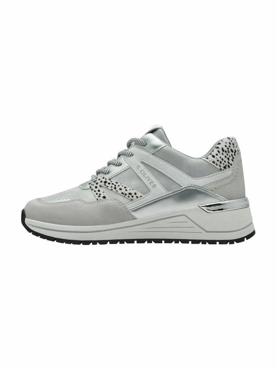 Foto van product Sneakers laag s.Oliver zilverkleurig