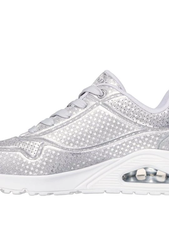 Foto van product Sneakers laag Skechers zilverkleurig