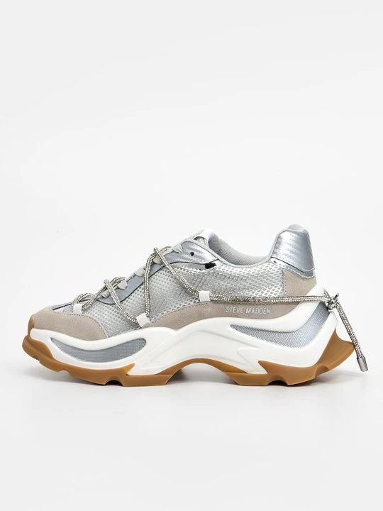 Foto van product Sneakers laag Steve Madden zilverkleurig