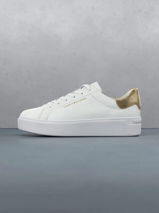 Foto van product Sneakers laag Tommy Hilfiger goudkleurig