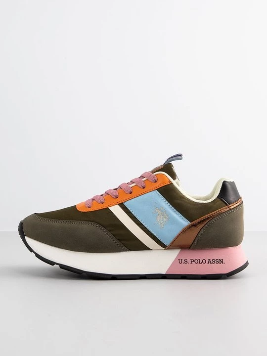 Foto van product Sneakers laag U.S. POLO ASSN. olijfgroen