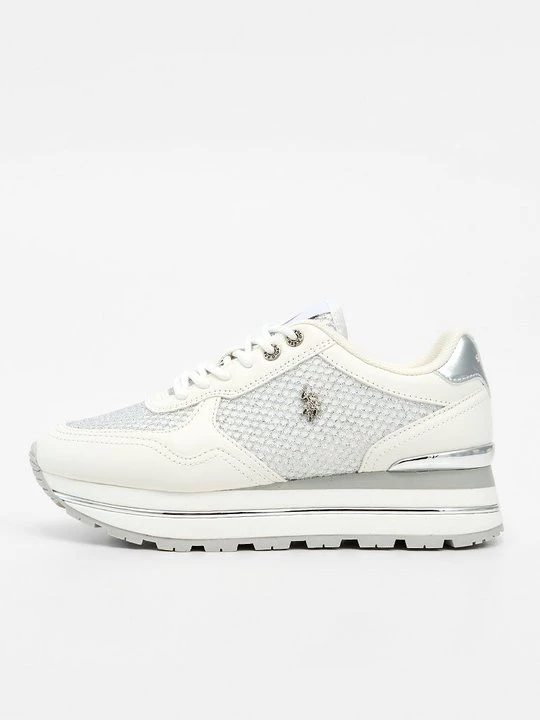 Foto van product Sneakers laag U.S. POLO ASSN. zilverkleurig