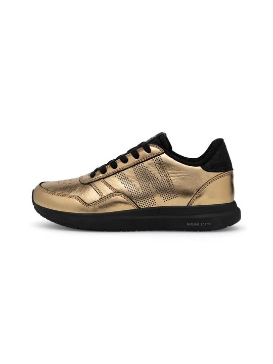 Foto van product Sneakers laag Woden goudkleurig