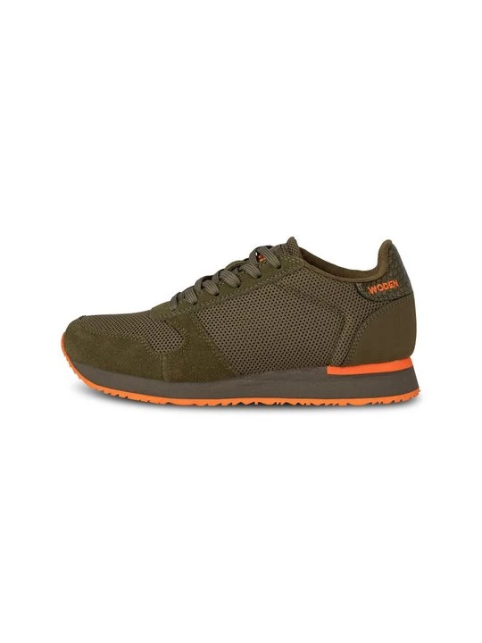 Foto van product Sneakers laag Woden olijfgroen