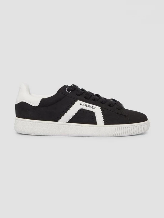 Foto van product Sneakers met bicolour look s.Oliver zwart
