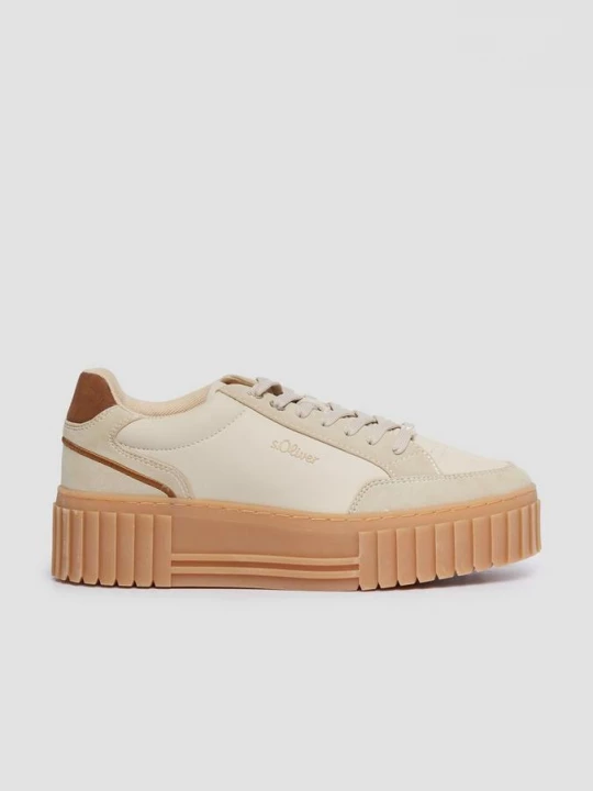 Foto van product Sneakers met plateauzool s.Oliver beżowy