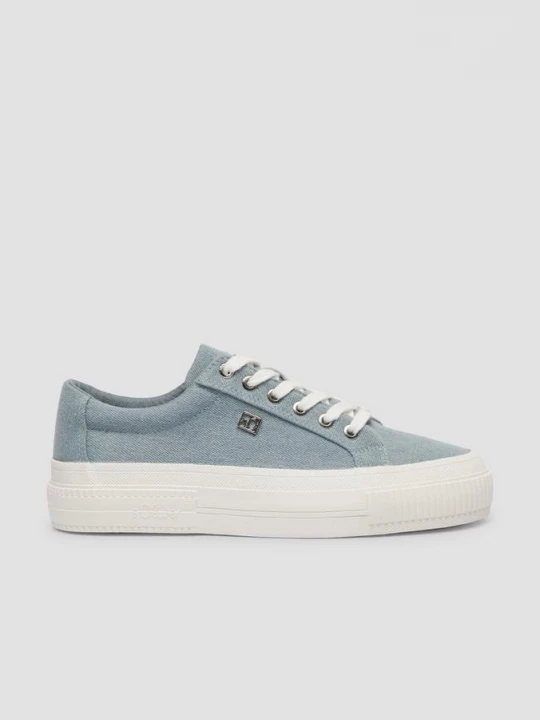 Foto van product Sneakers met plateauzool s.Oliver blauw