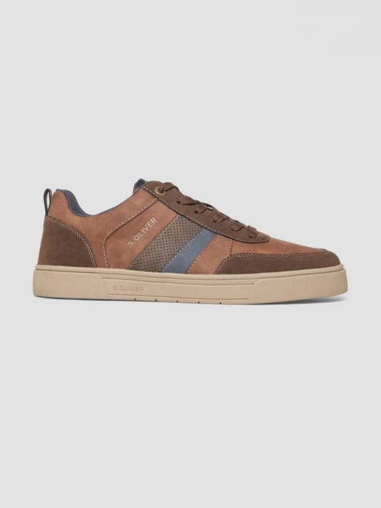 Foto van product Sneakers van imitatieleer s.Oliver bruin