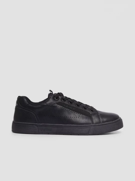 Foto van product Sneakers van imitatieleer s.Oliver zwart