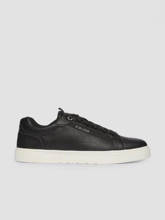 Foto van product Sneakers van imitatieleer s.Oliver zwart