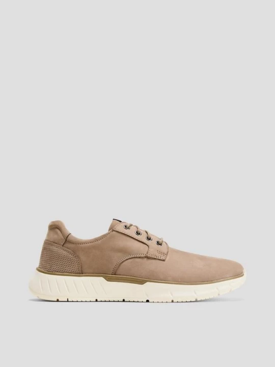 Foto van product Sneakers van leer s.Oliver bruin
