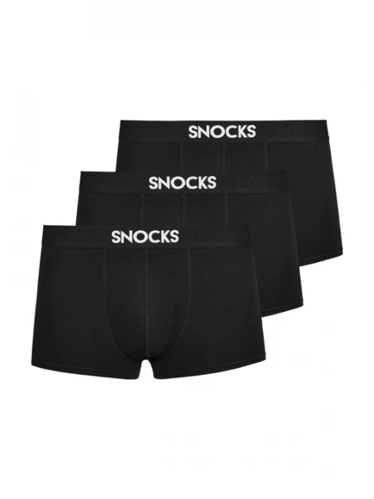 Foto van product SNOCKS Boxershorts zwart / wit