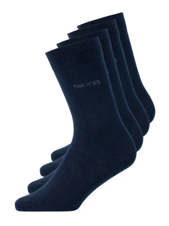 Foto van product SNOCKS Sokken navy / lichtgrijs