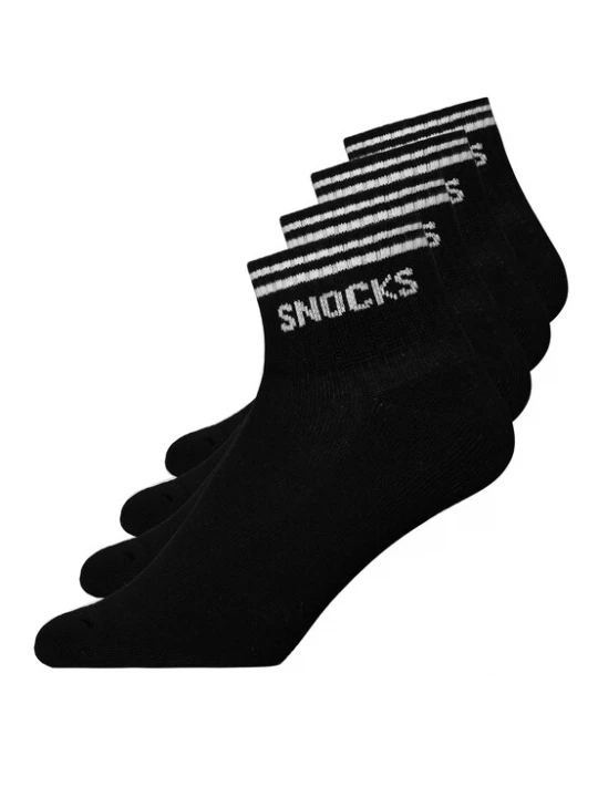Foto van product SNOCKS Sokken zwart / wit