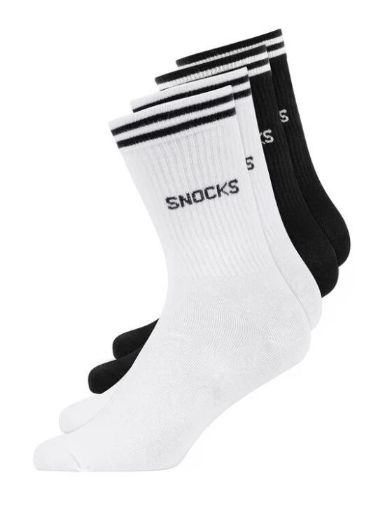 Foto van product SNOCKS Sportsokken zwart / wit