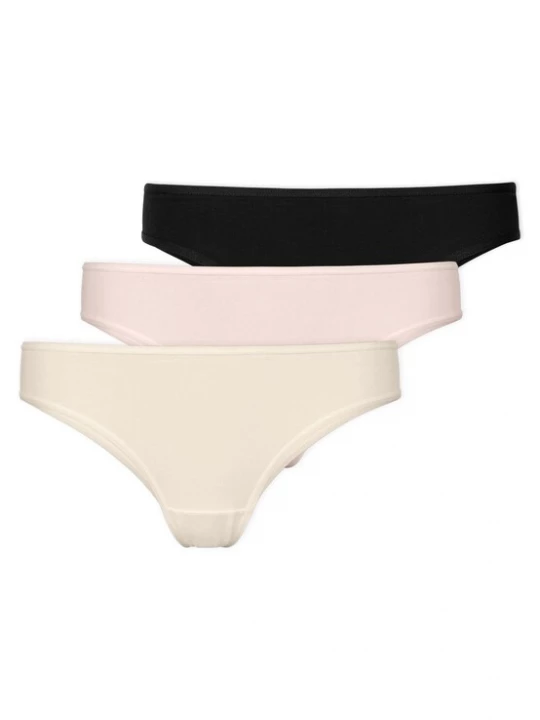 Foto van product SNOCKS String beige / rosa / zwart
