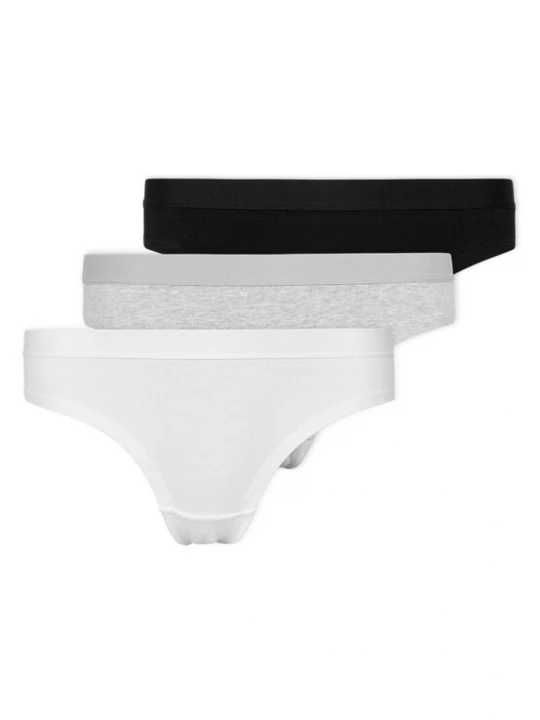 Foto van product SNOCKS String lichtgrijs / zwart / wit