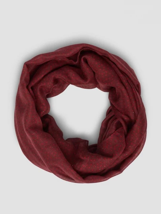 Foto van product Snood met all-over motief en artwork s.Oliver rood