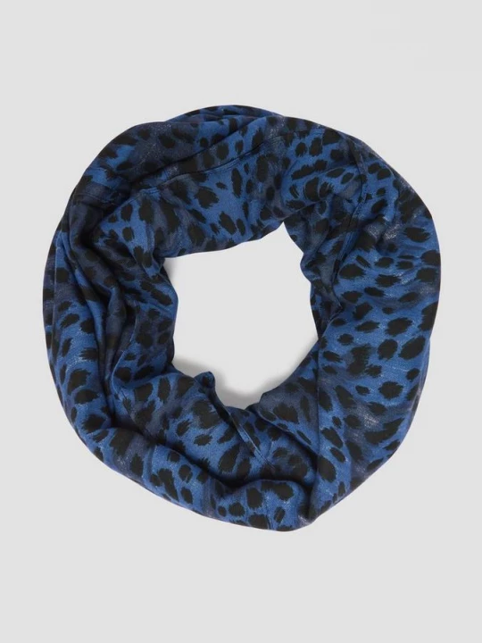 Foto van product Snood met leoprint s.Oliver blauw