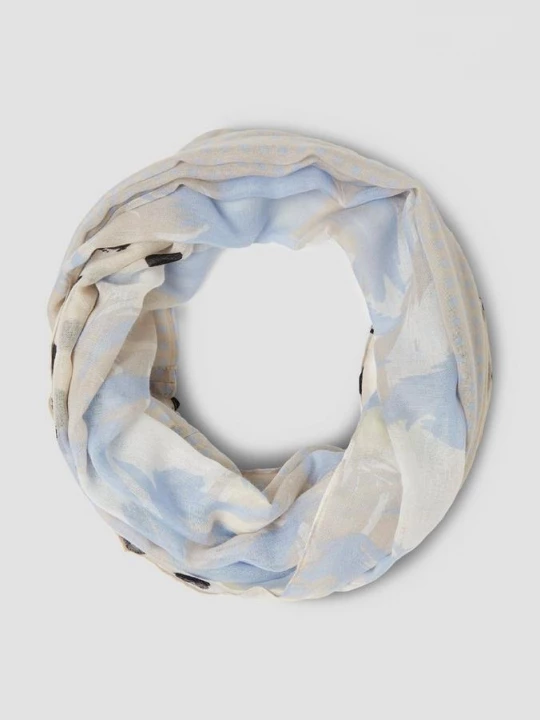 Foto van product Snood met stippenmotief s.Oliver blauw