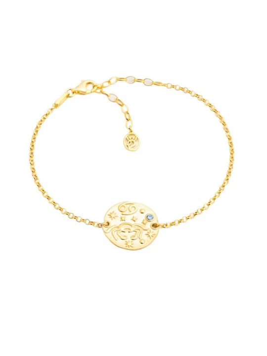 Foto van product So Chic Armband lichtblauw / goud