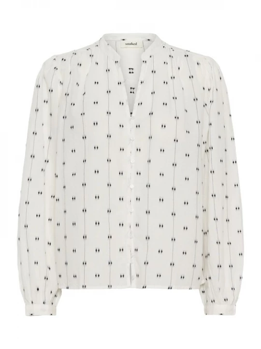 Foto van product SOAKED IN LUXURY Blouse 'Amelie' zwart / wit