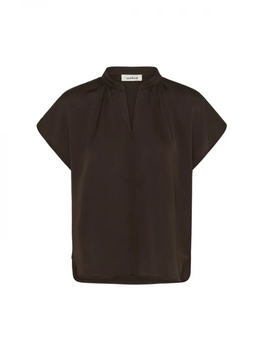 Foto van product SOAKED IN LUXURY Blouse chocoladebruin
