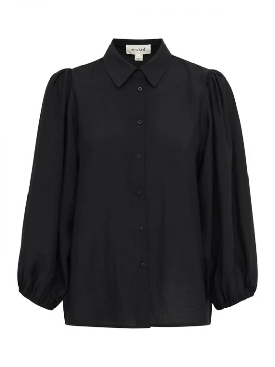 Foto van product SOAKED IN LUXURY Blouse 'Leodora Stefani' zwart