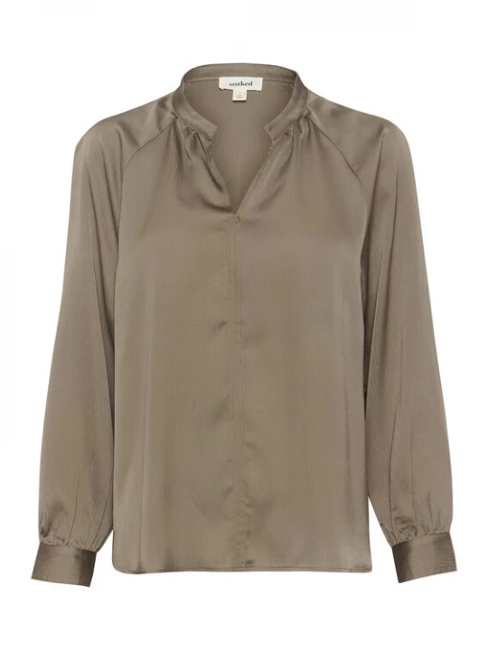 Foto van product SOAKED IN LUXURY Blouse 'Loana' sepia