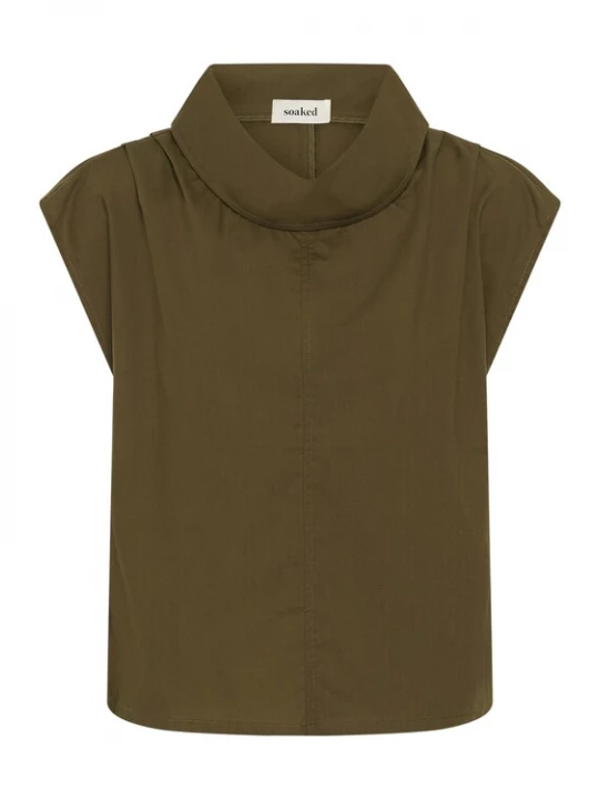 Foto van product SOAKED IN LUXURY Blouse 'Molopo' bruin