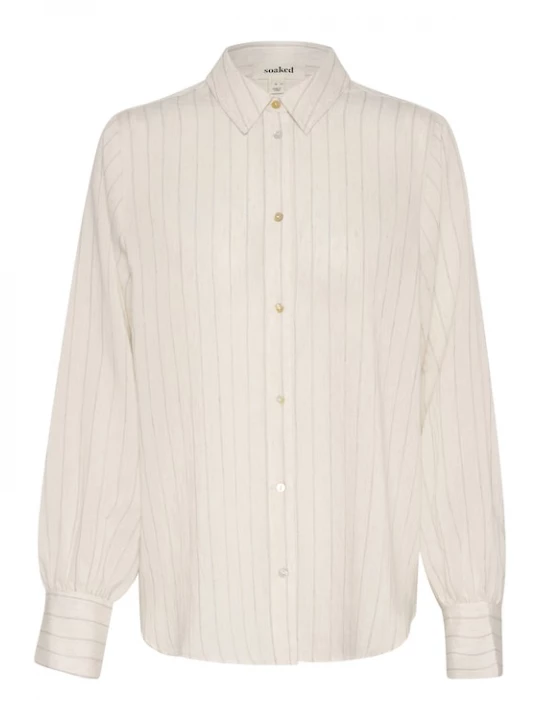 Foto van product SOAKED IN LUXURY Blouse 'Roya' sand / grijs