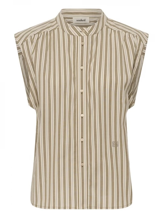 Foto van product SOAKED IN LUXURY Blouse 'SLBlanca' beige / groen