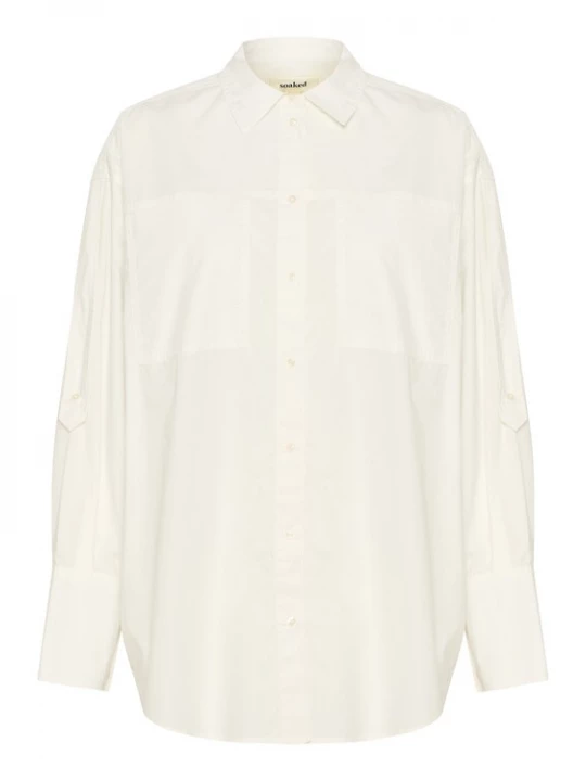 Foto van product SOAKED IN LUXURY Blouse 'SLCalico' wit