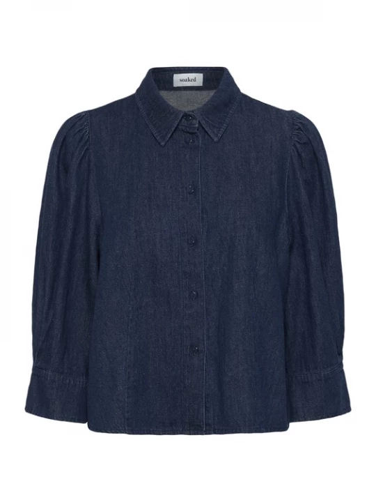 Foto van product SOAKED IN LUXURY Blouse 'SLChaman Hella' donkerblauw
