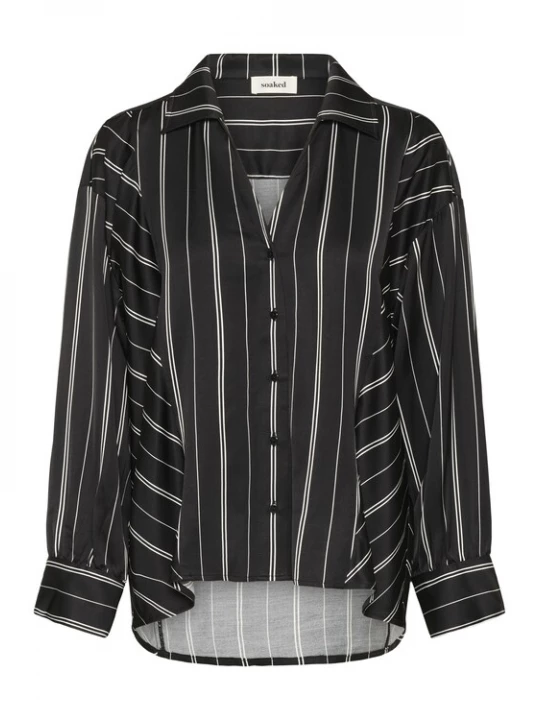 Foto van product SOAKED IN LUXURY Blouse 'SLMarcela' zwart / wit
