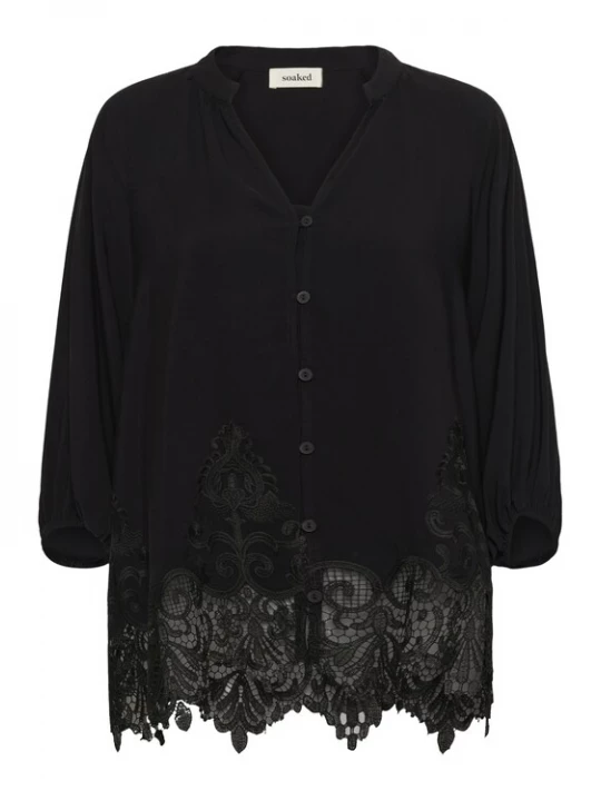 Foto van product SOAKED IN LUXURY Blouse 'SLZinaida' zwart