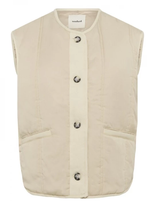 Foto van product SOAKED IN LUXURY Bodywarmer beige