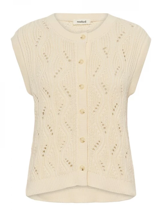 Foto van product SOAKED IN LUXURY Bodywarmer 'SLRava Nanna' crème