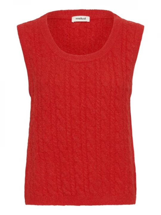 Foto van product SOAKED IN LUXURY Bodywarmer 'SLVespera' kersrood