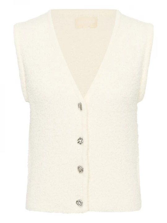 Foto van product SOAKED IN LUXURY Bodywarmer wit