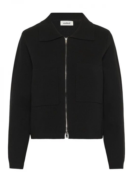 Foto van product SOAKED IN LUXURY Gebreid vest 'Havena' zwart