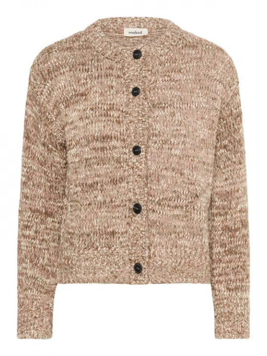 Foto van product SOAKED IN LUXURY Gebreid vest 'Macawi' beige / lichtbruin