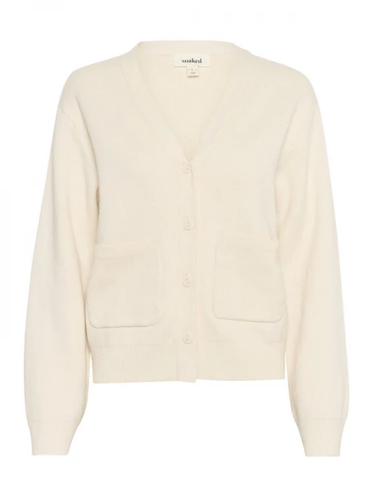 Foto van product SOAKED IN LUXURY Gebreid vest 'SLCalisa' lichtbeige