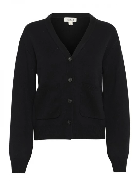 Foto van product SOAKED IN LUXURY Gebreid vest 'SLCalisa' zwart