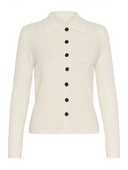 Foto van product SOAKED IN LUXURY Gebreid vest 'SLMolina ' lichtbeige