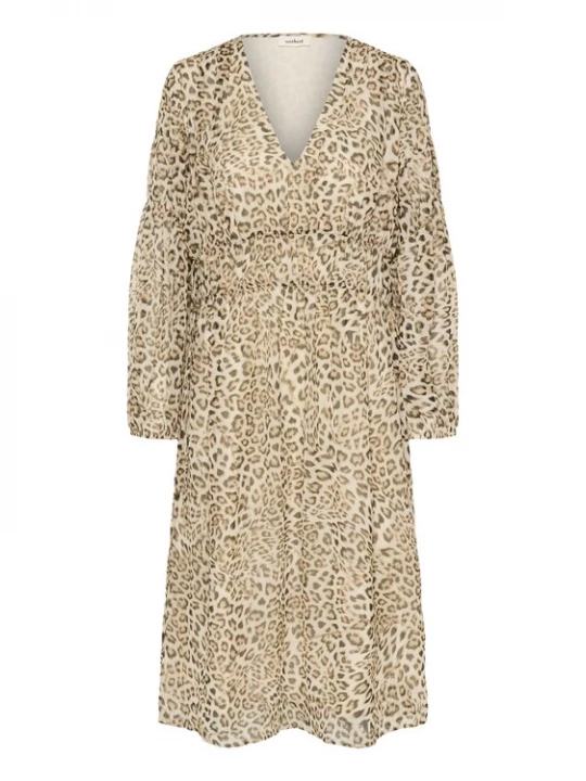 Foto van product SOAKED IN LUXURY Jurk 'Anaya' beige / bruin