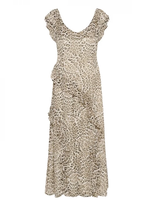 Foto van product SOAKED IN LUXURY Jurk 'Anaya' beige / bruin