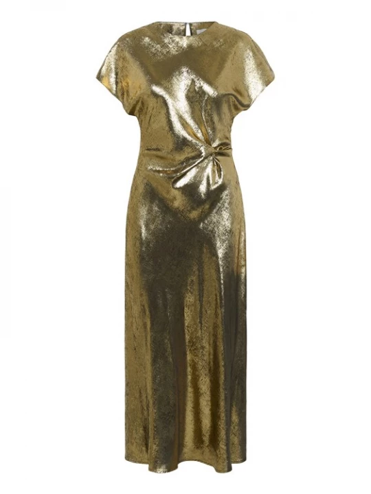 Foto van product SOAKED IN LUXURY Jurk 'SLMirmir' goud